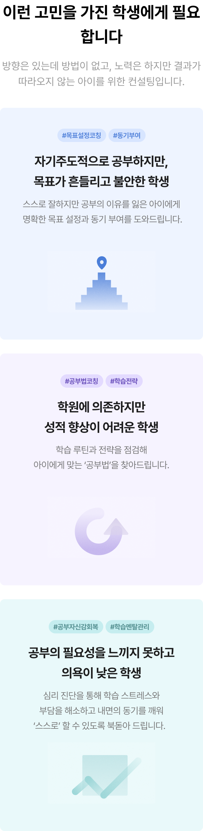 학습컨설팅 특징